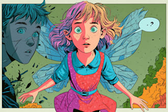 draw horror comics and dark illustrations