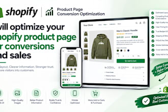 optimize your shopify product page for conversions and sales