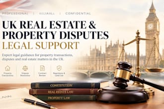 provide UK real estate and property dispute legal support