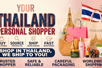 be your thailand personal shopper for product research and buying