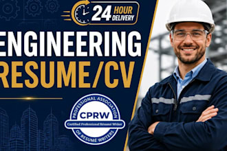 write a professional engineering resume and CV