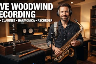 record clarinets saxophones harmonica and recorder for you