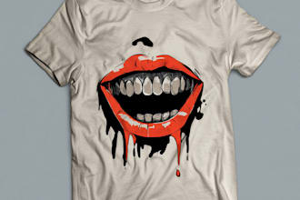 draw a custom funny meme t shirt design