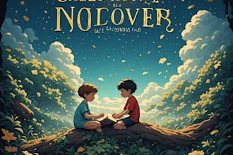 create cute children book covers