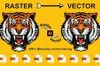 vector trace blur image to vector, png to svg, ai eps