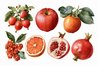 draw detailed botanical and floral illustrations