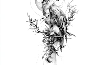 design a delicate custom fine line tattoo