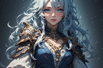 make unique  fantasy charecter design