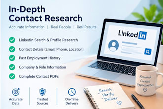 do contact research and professional research
