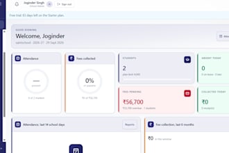 develop custom erp, lms, web app and mobile app for your business