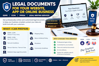 draft terms of services, legal agreement, caselaws privacy policy gdpr ccpa