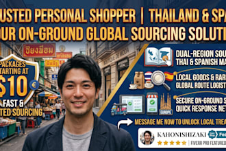 be your trusted personal shopper in thailand and spain buy and ship