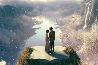 draw romantic couples art
