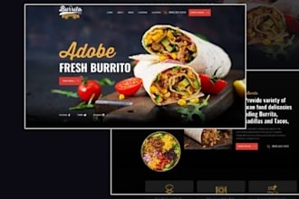 design a food website