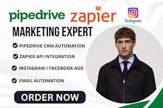 setup pipedrive automation pipedrive zapier lead routing zapier instagram ads