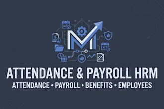 build hrm software for attendance payroll and employee benefits management