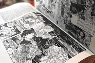 do manga comic book,manga page graphic novel as manga artist