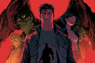draw an incredible comic book cover for you