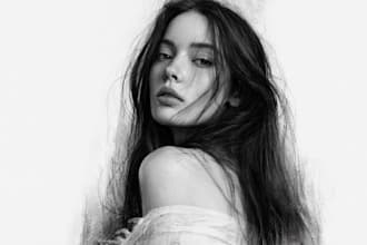 turn your photo into a beautiful charcoal pencil drawing