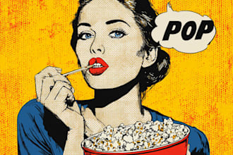 design food pop art of your food pop art