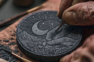 design engrave and print a professional linocut project
