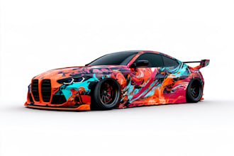 do van wrap design, car wrap design, truck wrap design