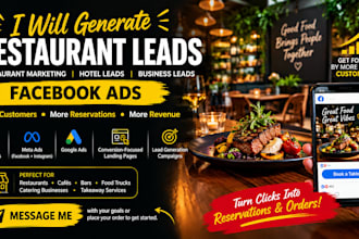 restaurant leads restaurant marketing hotel leads business leads facebook ads