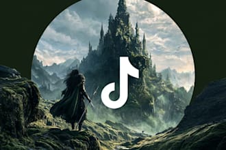 design a fantasy spotify album cover art