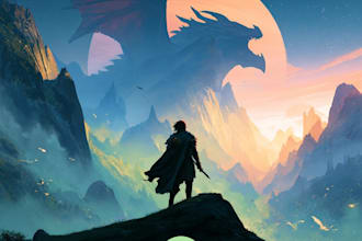 create dreamy fantasy spotify cover artwork