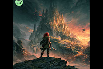 create custom fantasy music cover artwork