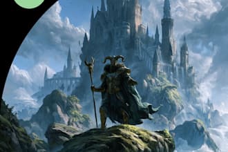 design atmospheric fantasy album artwork