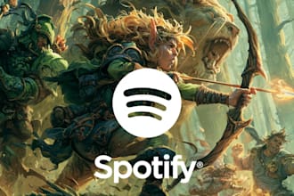 design unique fantasy music cover art