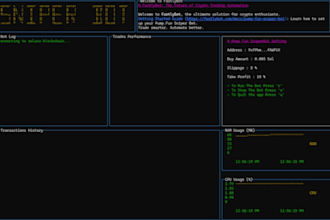 create solana volume bot, mev, sniper, sandwich, pump fun on sol, eth