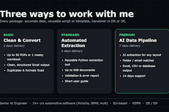 automate excel and pdf data extraction with python and ai