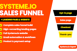build systeme io sales funnel systeme io landing page systeme io website