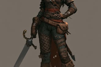 draw a dnd character illustration