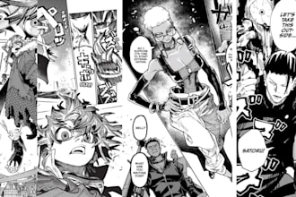 anime manga comic artist webtoon manga comic book illustration comic book artist