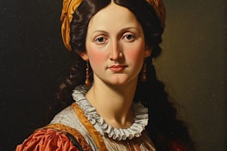 paint renaissance art oil painting portrait