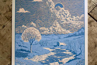 design professional outstanding vintage or linocut