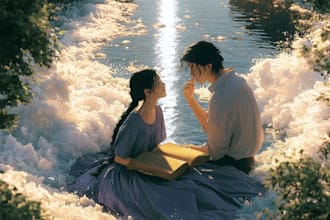 design romantic book cover art