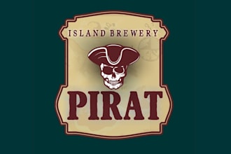 design a bold pirate logo for your brand, business or team