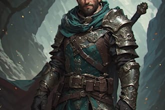 create custom fantasy character artwork