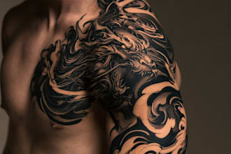 design professional creative tattoo design
