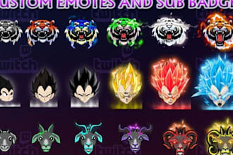 create custom twitch sub badges, bit badges and loyalty badges for your channel