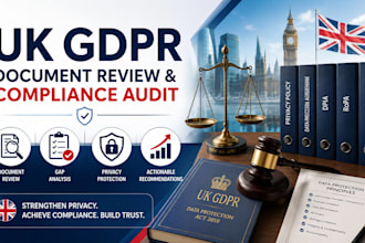 conduct UK gdpr data privacy research and audit business compliance documents