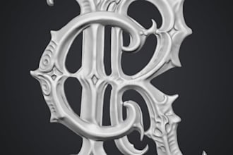 design your jewelry idea as a 3d model stl file