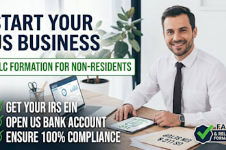do llc registration, company formation for non US resident in wyoming, delaware