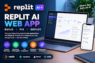 build fix and deploy your replit ai web app