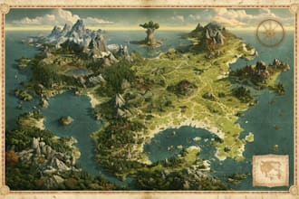 make a fantasy map for you