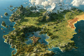create a map illustration